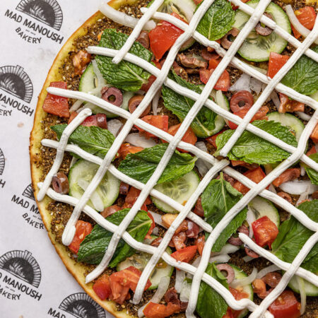 Zaatar + Labne + Veggies