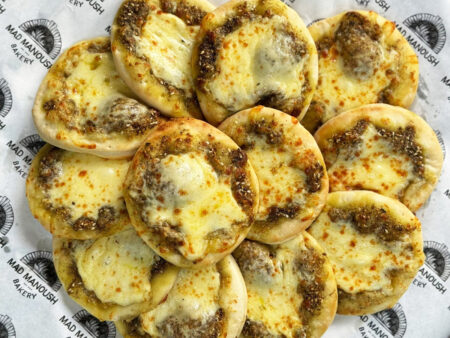 Dozen mini cheese and Zaatar